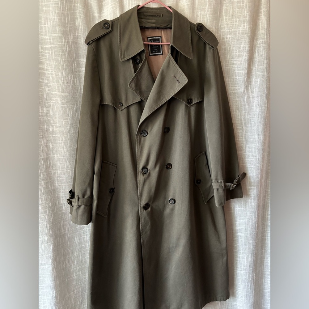 Dior | Vintage Wool Lined Trench Coat